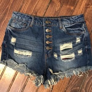 Forever 21 cut-off shorts